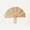 Natural Toquilla Wavy Fan