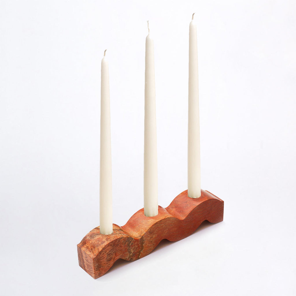 Jasper Wavy Candelabra