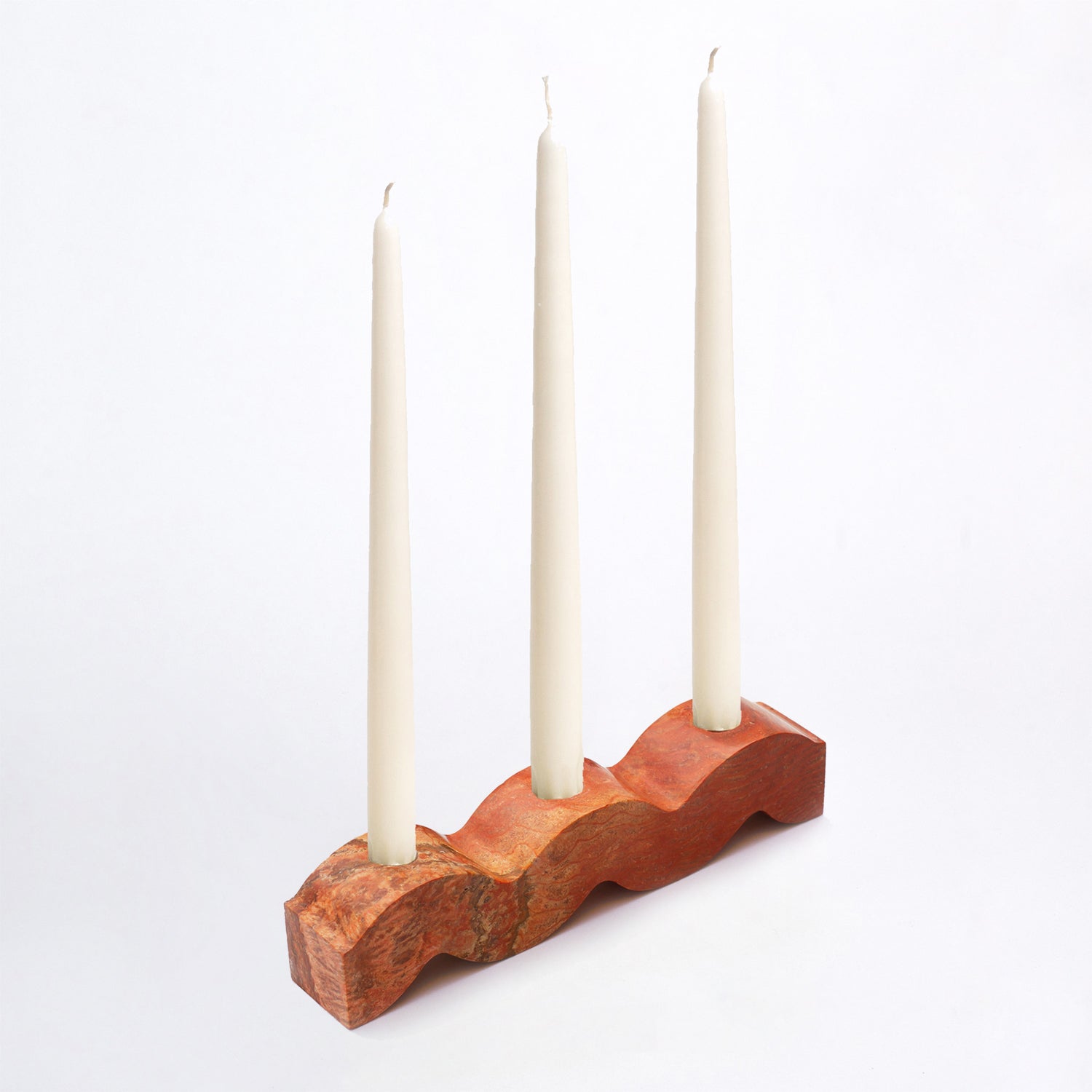 Jasper Wavy Candelabra