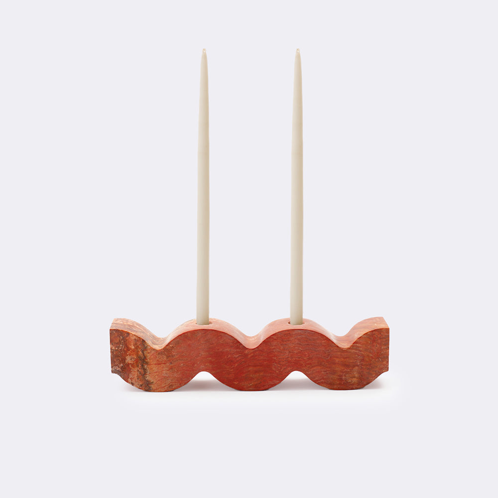 Jasper Wavy Candelabra
