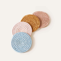 Mixed Pastel Coasters - Set of 4