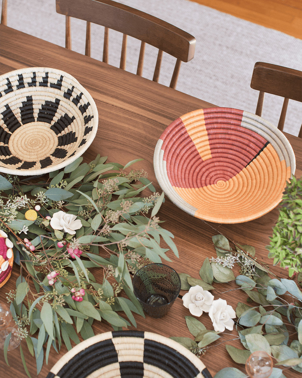 Burst Raffia Basket
