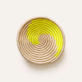Citron Mini Swirl Basket