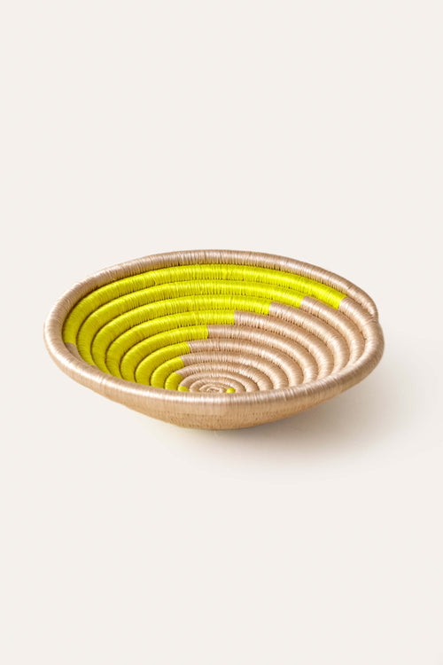 Citron Mini Swirl Basket