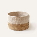 Small Two-Tone Banana Leaf Basket