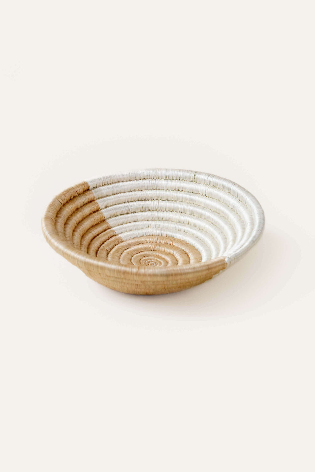 Mini White Akeza Basket