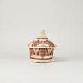 Pink and Rust Flower Coffee Basket