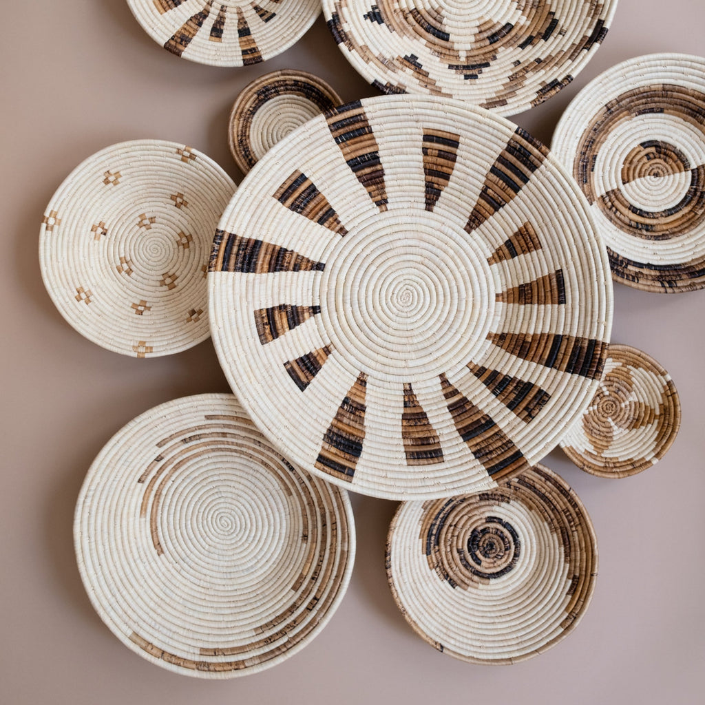 Banana Fiber Simple Spiral Basket