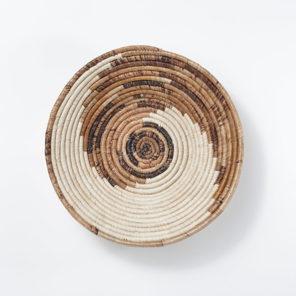 Banana Fiber Simple Spiral Basket