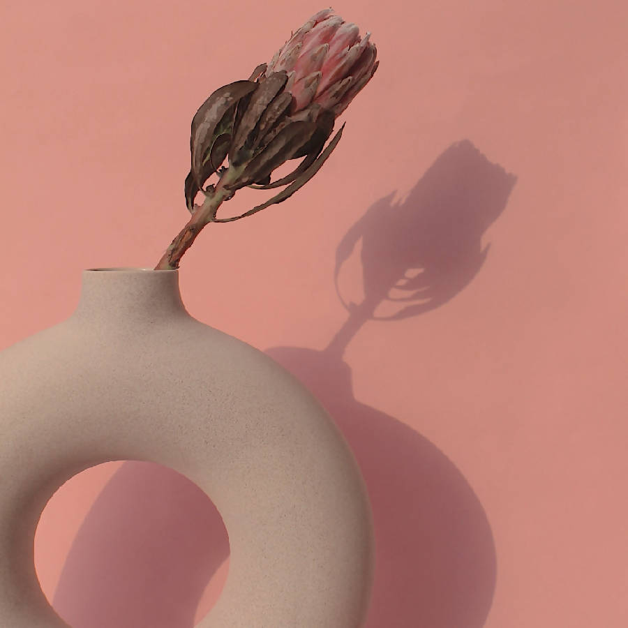 Off-White Polo Vase