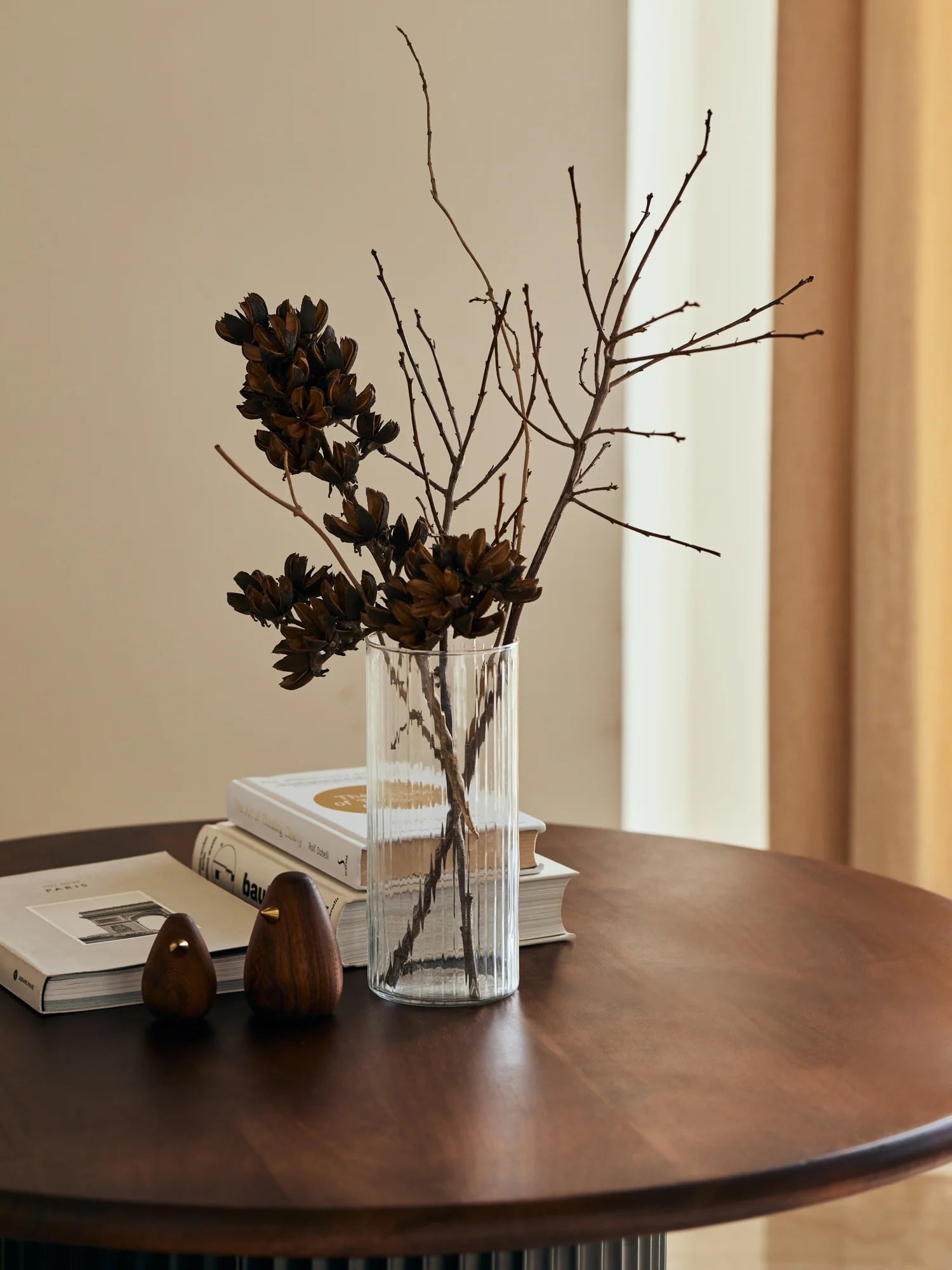 Medium Fluted Glass Vase