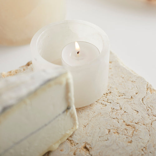 Alabaster Tealight Holders - Set of 2