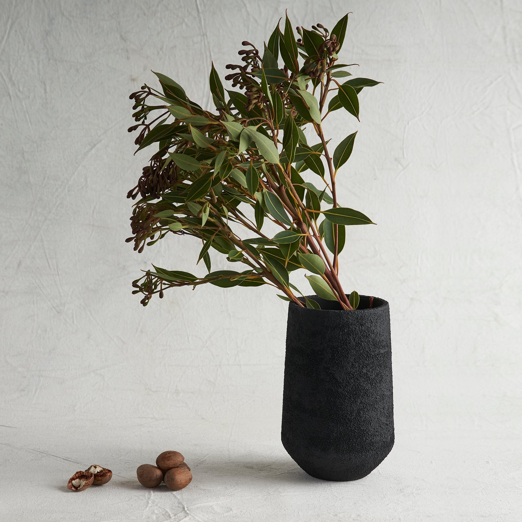 Black Lava Vase