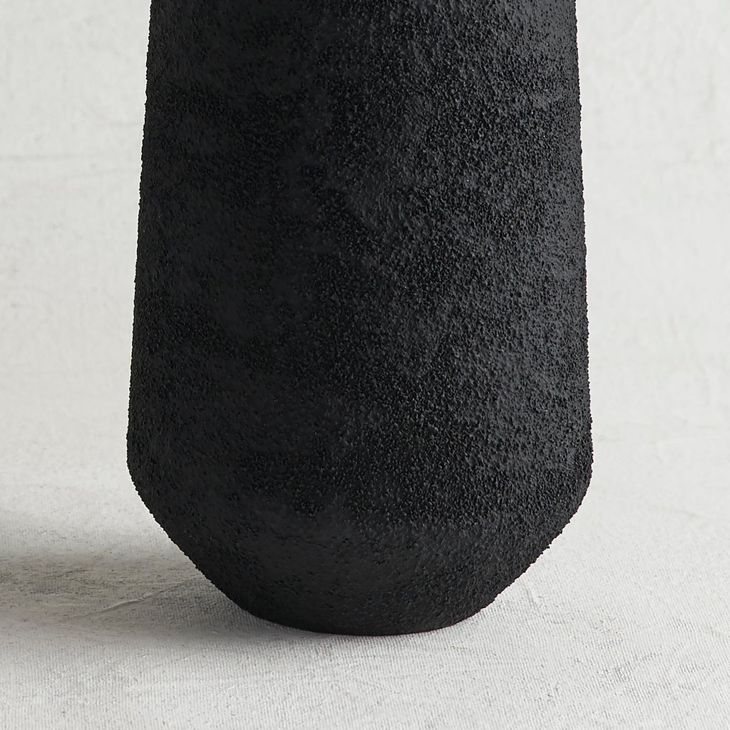 Black Lava Vase