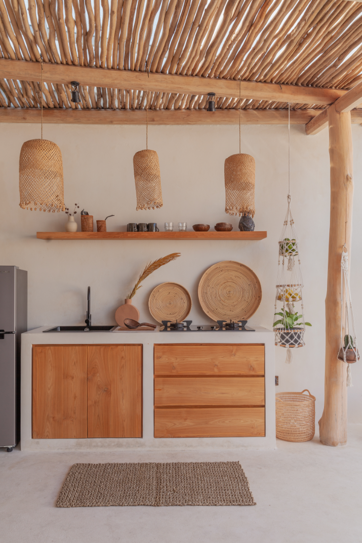 Small Rattan Utensil Holder